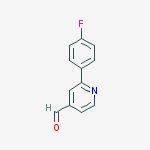 Structure of 2-(4-Fluorophenyl)isonicotinaldehyde