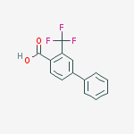 Structure of 3-(Trifluoromethyl)-[1,1'-biphenyl]-4-carboxylic acid