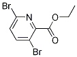 Structure of ethyl 3,6-dibromopicolinate