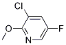 Structure of 2-methoxy-3-chloro-5-fluoropyridine