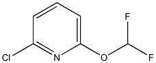 Structure of 2-chloro-6-(difluoroMethoxy)pyridine