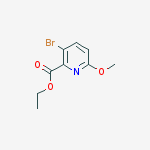 Structure of Ethyl 3-bromo-6-methoxypicolinate