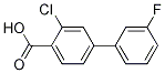 Structure of 2-CHLORO-4-(3-FLUOROPHENYL)BENZOIC ACID