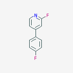 Structure of 2-fluoro-4-(4-fluorophenyl)pyridine