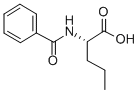 Structure of (S)-2-BENZOYLAMINO-PENTANOIC ACID
