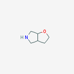 3,3a,4,5,6,6a-hexahydro-2h-furo[2,3-c]pyrrole结构式