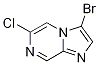 Structure of 3-Bromo-6-chloroimidazo[1,2-a]pyrazine