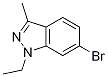Structure of 1H-Indazole,6-broMo-1-ethyl-3-Methyl-