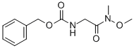 Structure of N-ALPHA-CBZ-GLYCINE N-METHOXY-N-METHYLAMIDE