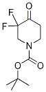 Structure of 1-Piperidinecarboxylic acid, 3,3-difluoro-4-oxo-, 1,1-diMethylethyl ester