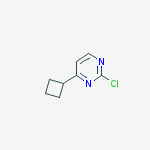 2-chloro-4-cyclobutylpyrimidine结构式