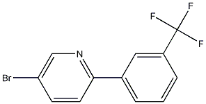 5-bromo-2-(3-(trifluoromethyl)phenyl)pyridine结构式