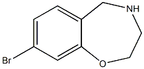 Structure of 8-broMo-2,3,4,5-tetrahydrobenzo[f][1,4]oxazepine
