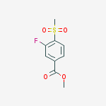 Structure of Methyl 3-Fluoro-4-(methylsulfonyl)benzoate