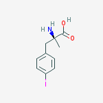 Chemical structure of (S)-a-Methyl-4-iodophenylalanine (>98%, >98%ee)