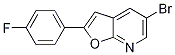 Structure of 5-BroMo-2-(4-fluorophenyl)furo[2,3-b]pyridine, 98%