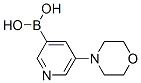 5-吗啉基吡啶-3-硼酸结构式