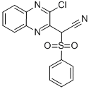 2-(3-Chloroquinoxalin-2-yl)-2-(phenylsulfonyl)acetonitrile结构式
