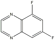 5,7-Difluoroquinoxaline结构式