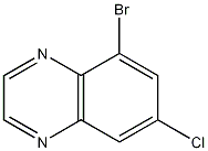 Structure of 5-Bromo-7-chloroquinoxaline