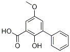 Structure of 3-(2-hydroxy-5-methoxyphenyl)benzoic acid