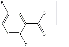Structure of tert-Butyl 2-chloro-5-fluorobenzoate