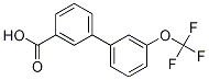 Structure of 3'-(Trifluoromethoxy)biphenyl-3-carboxylic acid