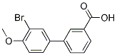 Structure of 3'-Bromo-4'-methoxybiphenyl-3-carboxylic acid