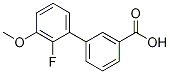 Structure of 2'-Fluoro-3'-methoxybiphenyl-3-carboxylic acid