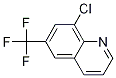 Structure of 8-chloro-6-(trifluoromethyl)quinoline