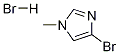 Structure of 4-Bromo-1-methyl-1H-imidazole hydrobromide