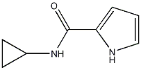 N-Cyclopropyl-1H-pyrrole-2-carboxamide结构式