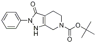 Structure of tert-butyl 3-oxo-2-phenyl-1,4,5,7-tetrahydropyrazolo[3,4-c]pyridine-6-carboxylate