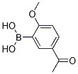 Chemical structure of 5-Acetyl-2-methoxyphenylboronic acid