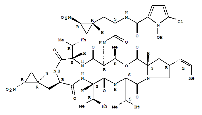 Structure of Hormaomycin