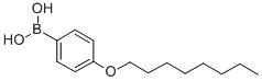 Structure of 4-(N-OCTYLOXY)BENZENEBORONIC ACID