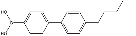 Structure of (4'-Pentyl[1,1'-biphenyl]-4-yl)-boronic acid