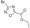 Structure of 3-BROMO-[1,2,4]OXADIAZOLE-5-CARBOXYLIC ACID ETHYL ESTER