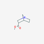 Structure of Methyl exo-1-azabicyclo[2.2.1]heptane-3-carboxylate