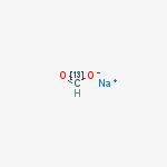 Sodium formate-13C,d结构式