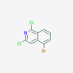 Structure of 1,3-DICHLORO-5-BROMOISOQUINOLINE