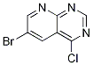 6-溴-4-氯吡啶并[2,3-D]嘧啶结构式