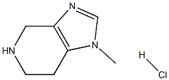 Structure of 4,5,6,7-Tetrahydro-1-methyl-1H-imidazo[4,5-c]pyridine hydrochloride