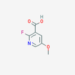 2-fluoro-5-methoxynicotinic acid结构式
