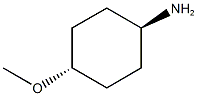 Chemical structure of trans-4-Methoxycyclohexanamine