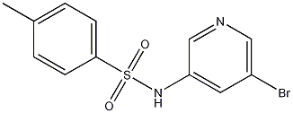 Structure of N-(5-bromopyridin-3-yl)-4-methylbenzenesulfonamide