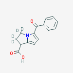 Structure of rac Ketorolac-d4