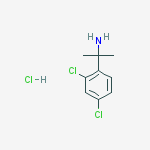 Structure of 2-(2,4-Dichlorophenyl)propan-2-amine hydrochloride