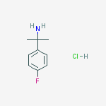 Structure of 2-(4-Fluorophenyl)propan-2-amine, HCl