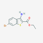 Structure of Ethyl 3-amino-6-bromobenzothiophene-2-carboxylate